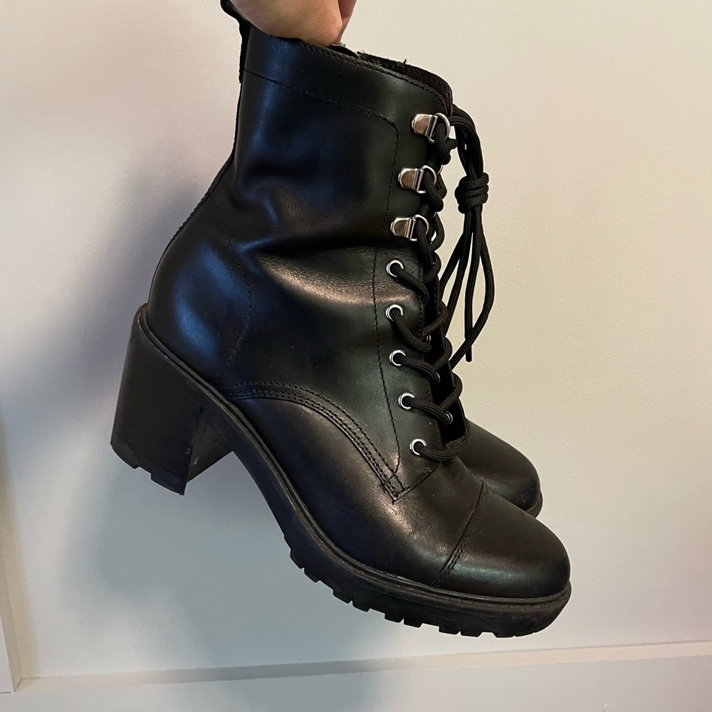 Marc Fisher Lanie Combat Boot - Black - image 1